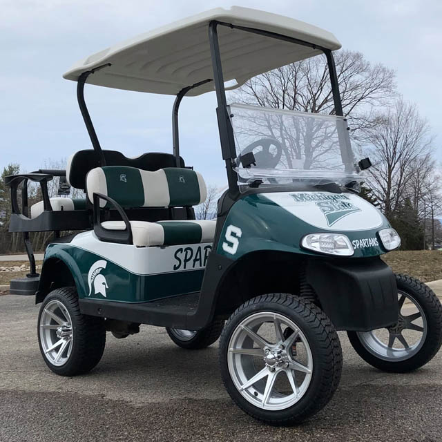 MSU-Spartan-Golf-Car-custom MSU Spartan Golf Car custom