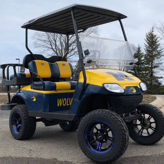 University-Michigan-Golf-Car-custom University of Michigan Golf Car custom